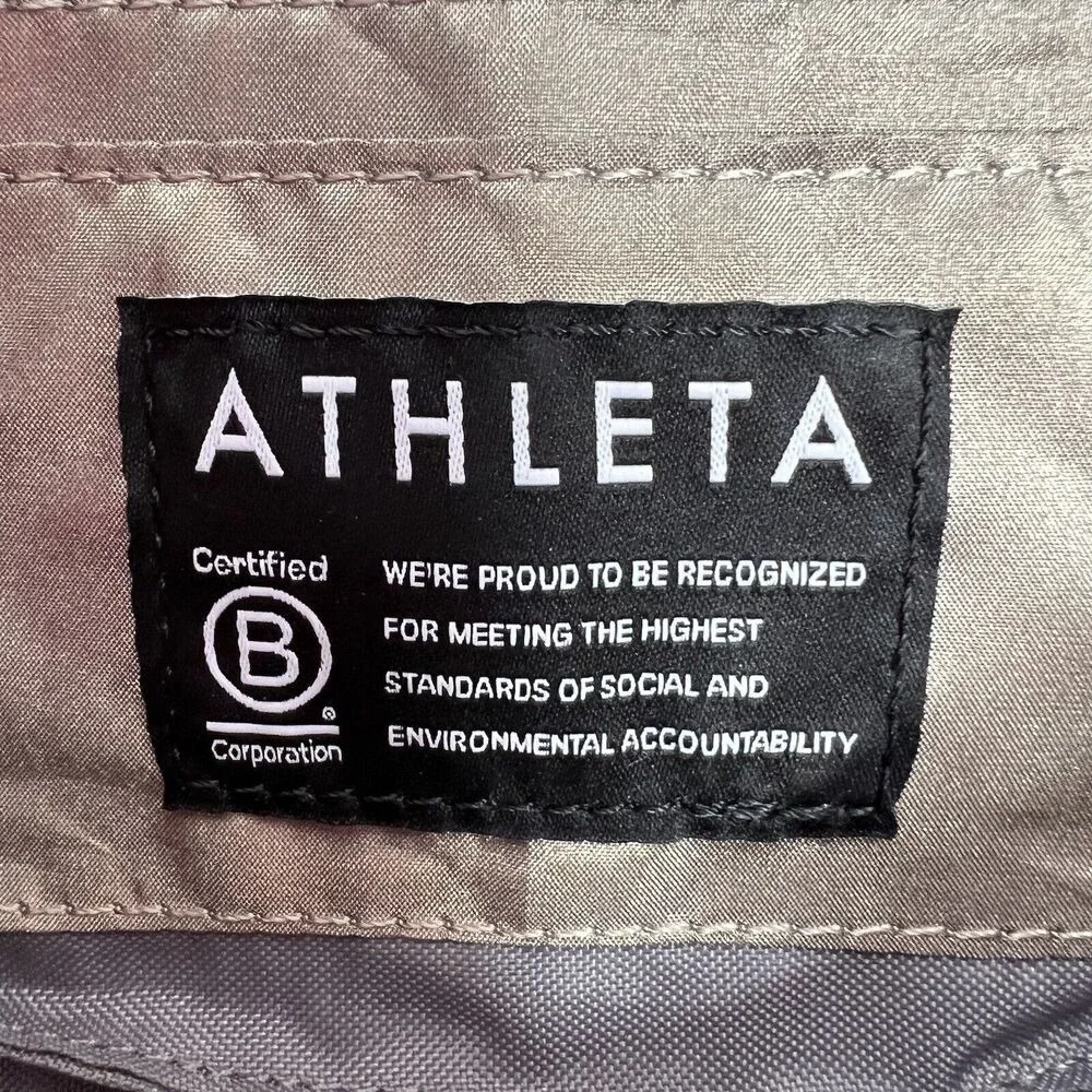 Athleta Kinetic Waist Bag‎ Belt Fanny Pack Adjustable Strap Zip Closure Orange